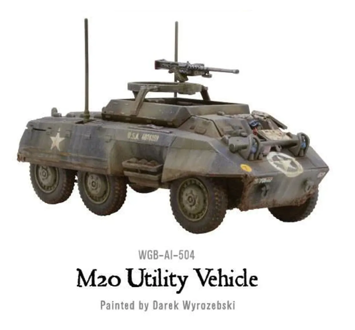 Warlord Games 28mm Bolt Action - US Forces - M8/M20 Greyhound Scout Car