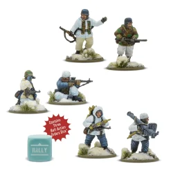 Warlord Games 28mm Bolt Action - German Forces - Fallschirmjager in Winter Uniform 1939-1945 - Weapon Teams