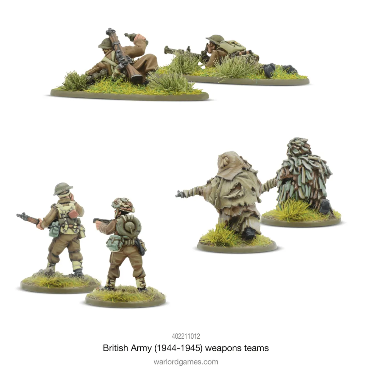Warlord Games 28mm Bolt Action - British Forces - British Army Weapons Teams 1944-1945