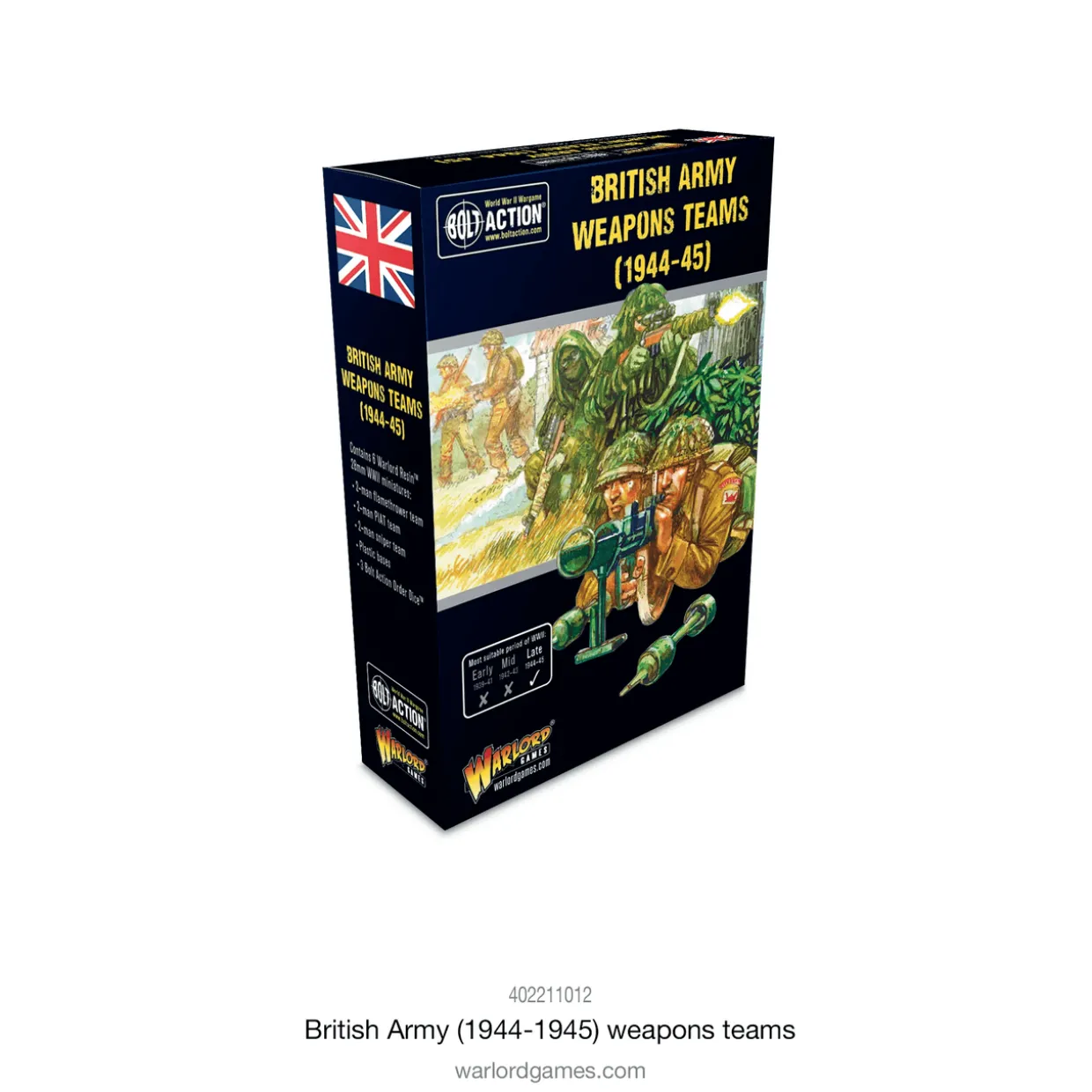 Warlord Games 28mm Bolt Action - British Forces - British Army Weapons Teams 1944-1945