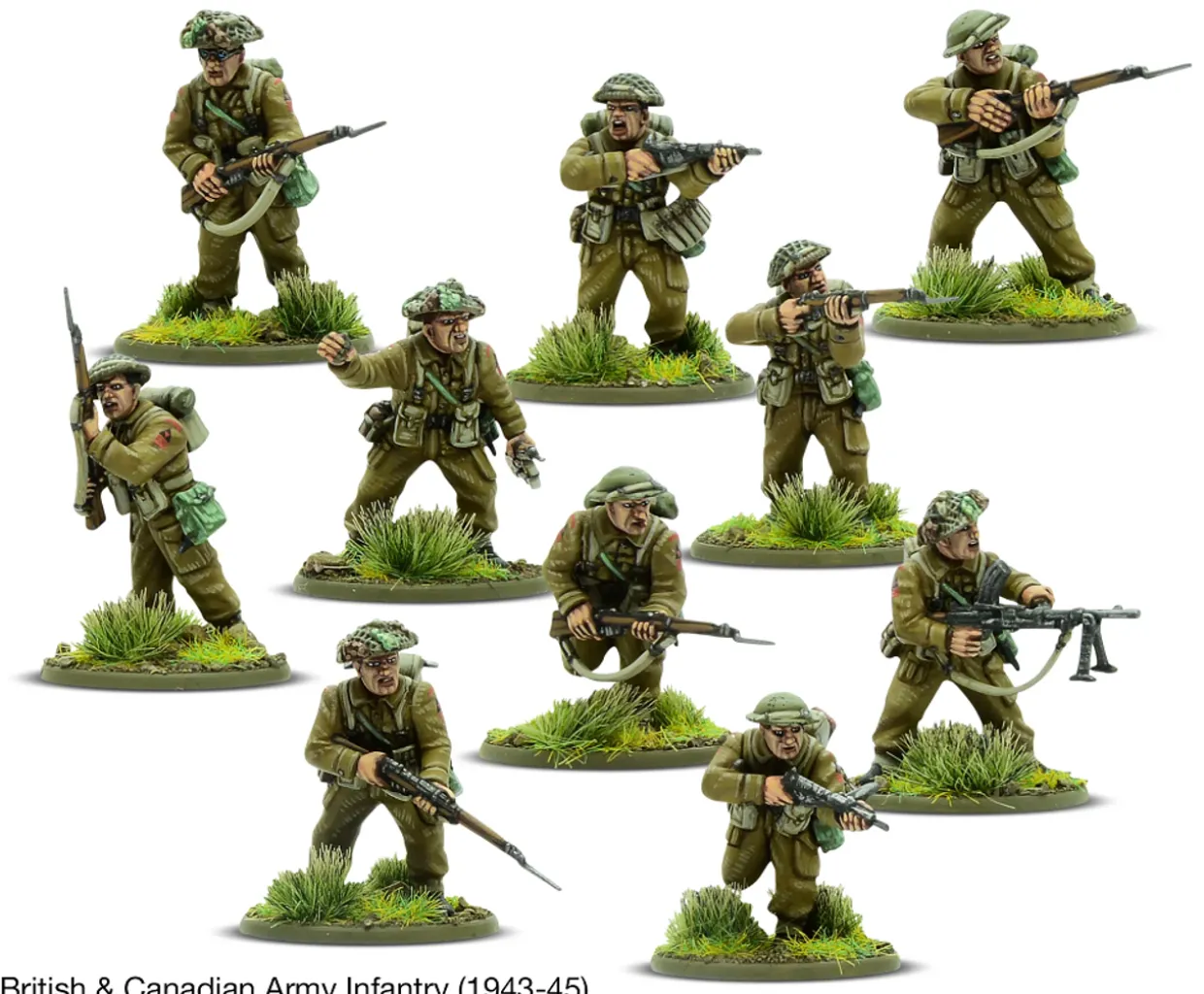 Warlord Games 28mm Bolt Action - British Forces - British & Canadian Army infantry 1943-1945