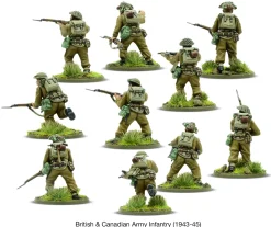 Warlord Games 28mm Bolt Action - British Forces - British & Canadian Army infantry 1943-1945