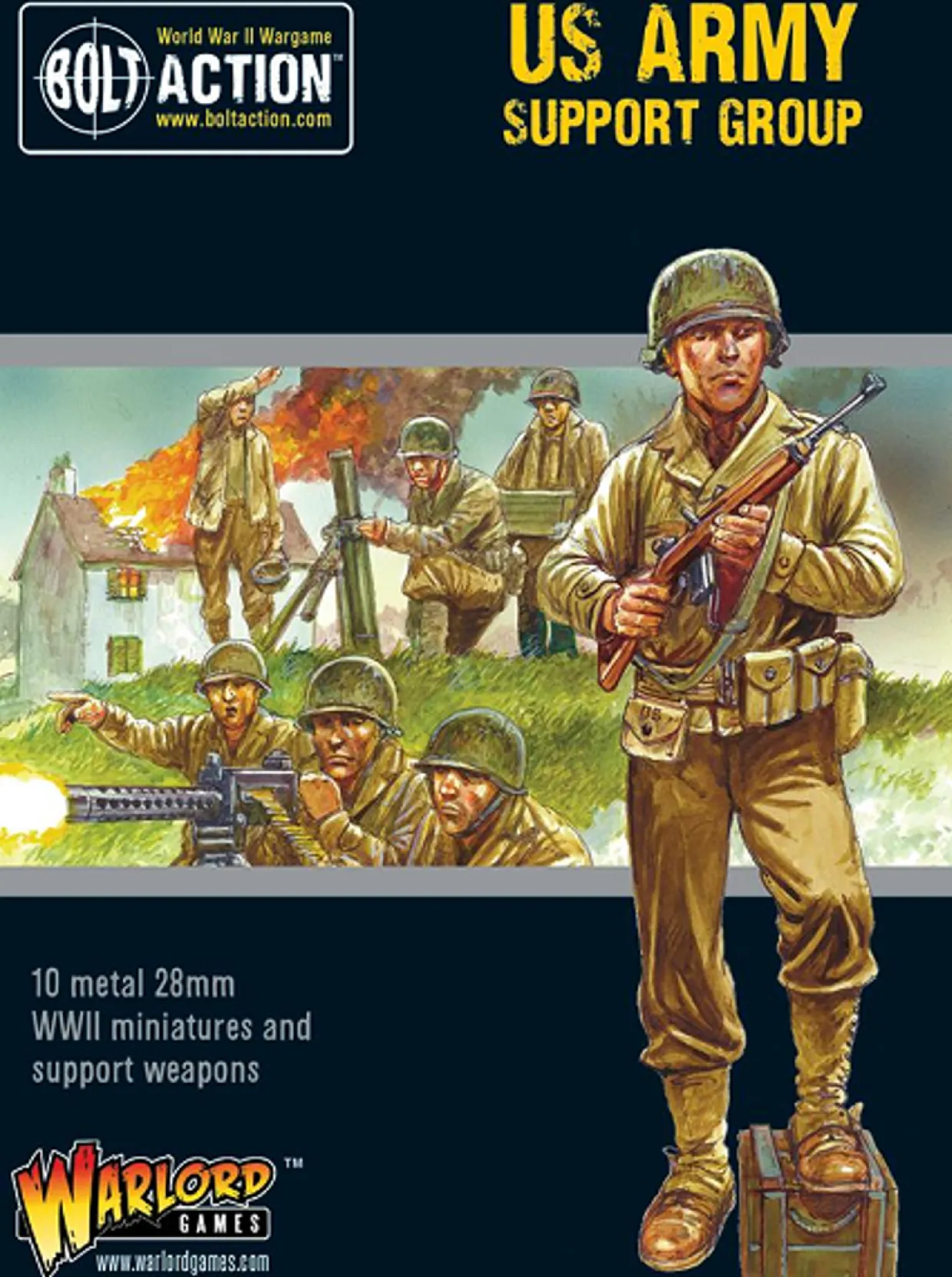 Warlord Games 28mm Bolt Action - US Forces - Army Support Group