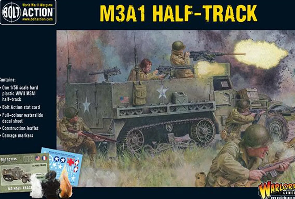 Warlord Games 28mm Bolt Action - US Forces - M3A1 Half-Track