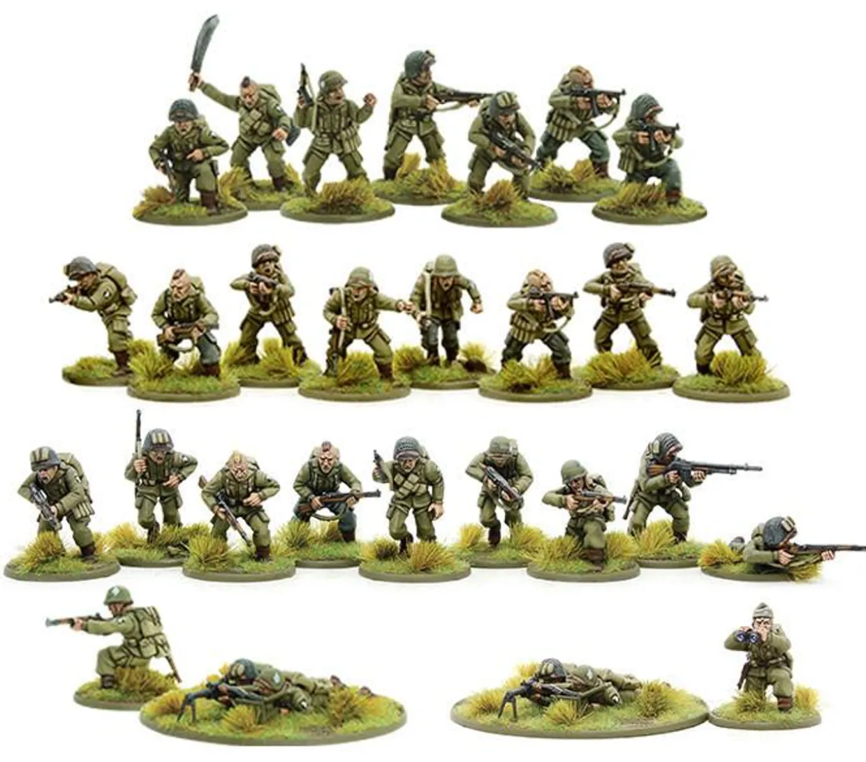 Warlord Games 28mm Bolt Action - US Forces - Airborne Paratroopers 1944-1945