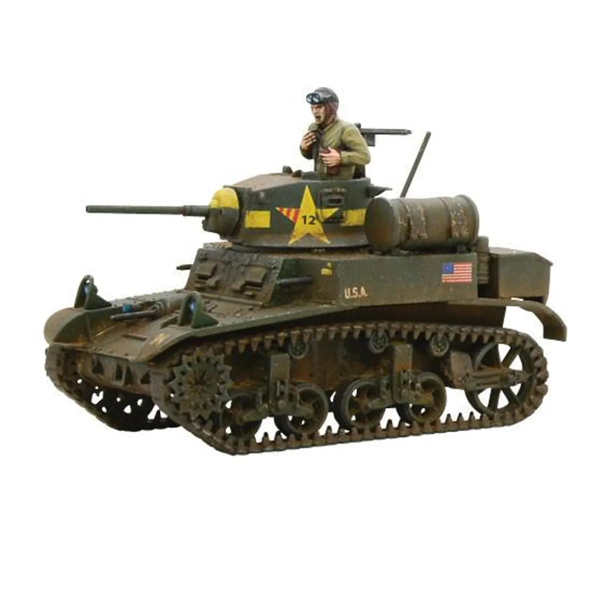 Warlord Games 28mm Bolt Action - US Forces - M3 Stuart Model Kit