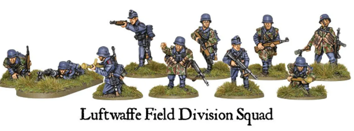 Warlord Games 28mm Bolt Action - German Forces - Luftwaffe Field Division Squad