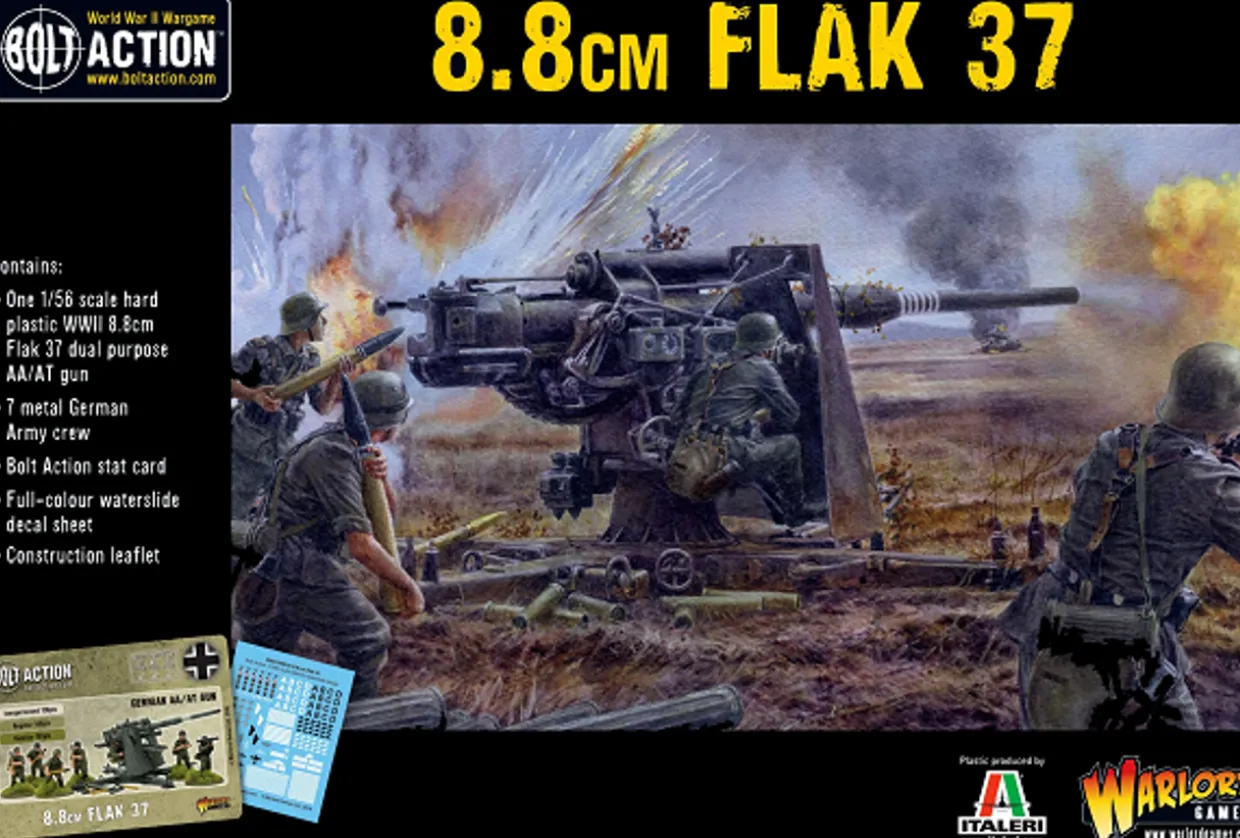 Warlord Games 28mm Bolt Action - German Forces - German Army 88mm Flak 37