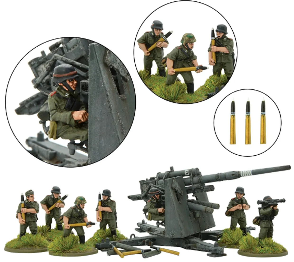 Warlord Games 28mm Bolt Action - German Forces - German Army 88mm Flak 37
