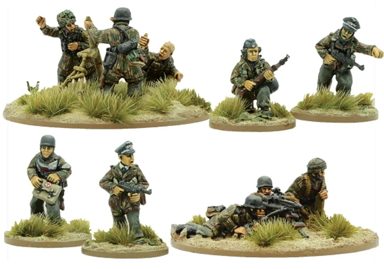 Warlord Games 28mm Bolt Action - German Forces - Fallschirmjager Support Group