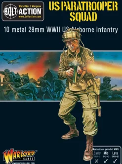 Warlord Games 28mm Bolt Action - US Forces - Paratrooper Squad 1942-1945