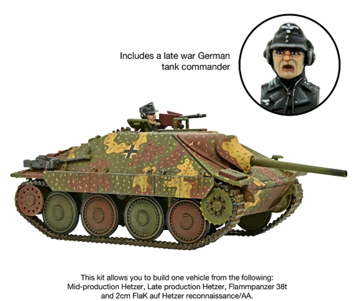 Warlord Games 28mm Bolt Action - German Forces - Jagdpanzer 38(t) Hetzer Tank Destroyer