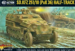 Warlord Games 28mm Bolt Action - German Forces - Sd.Kfz.251/10 37mm Pak 36 Platoon Leader Half-Track