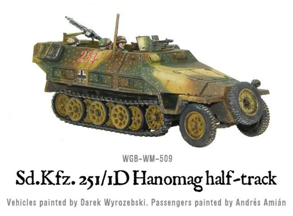 Warlord Games 28mm Bolt Action - German Forces - Sd.Kfz.251/1 Ausf.D Half-Track
