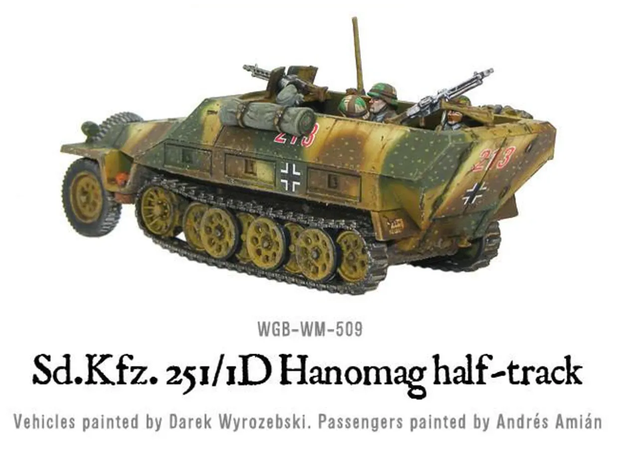 Warlord Games 28mm Bolt Action - German Forces - Sd.Kfz.251/1 Ausf.D Half-Track