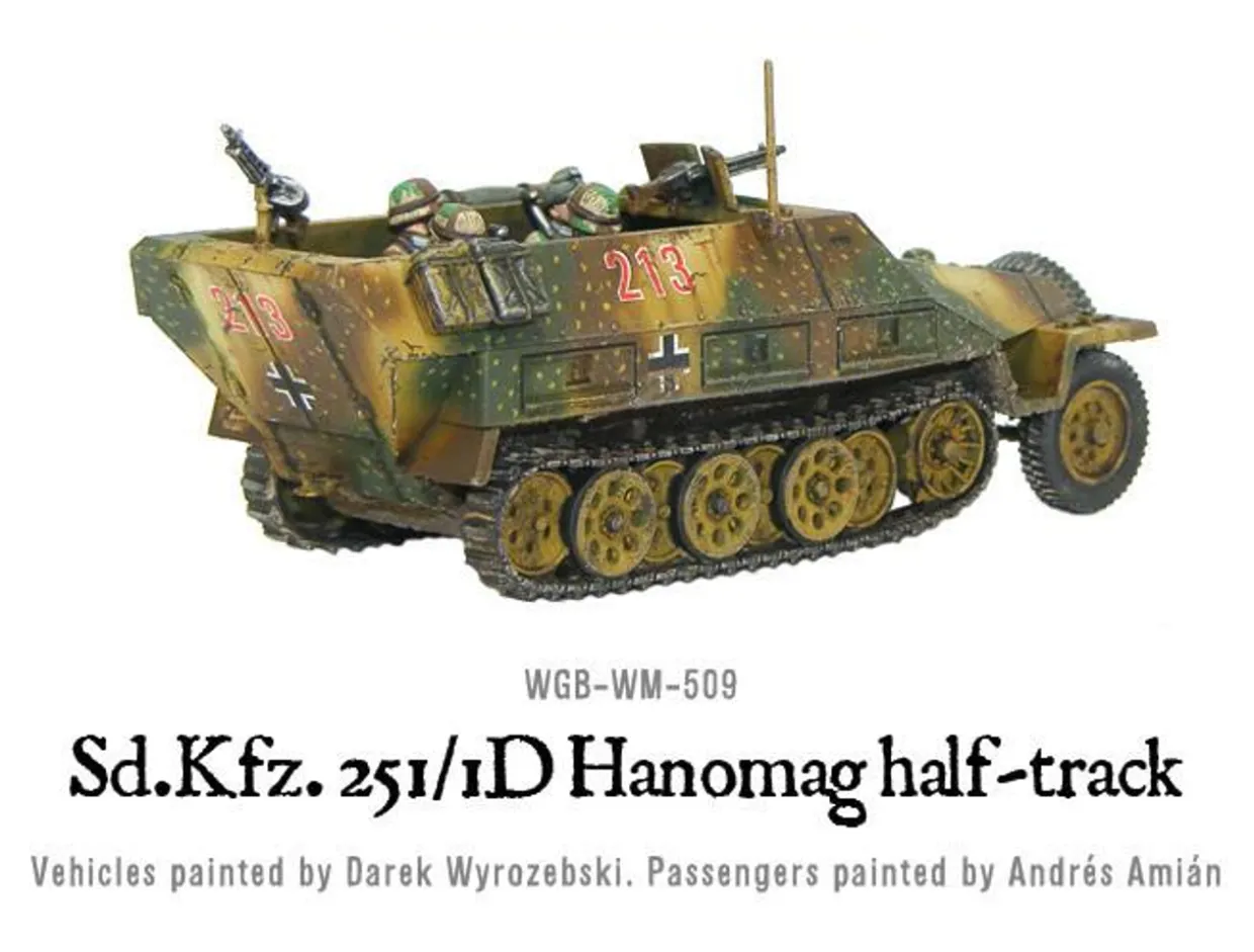Warlord Games 28mm Bolt Action - German Forces - Sd.Kfz.251/1 Ausf.D Half-Track