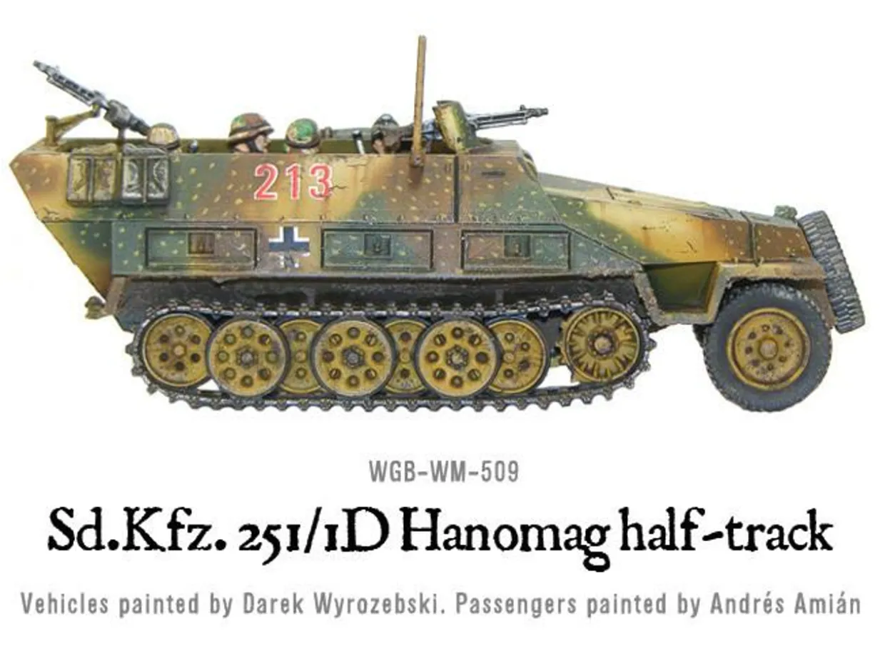 Warlord Games 28mm Bolt Action - German Forces - Sd.Kfz.251/1 Ausf.D Half-Track