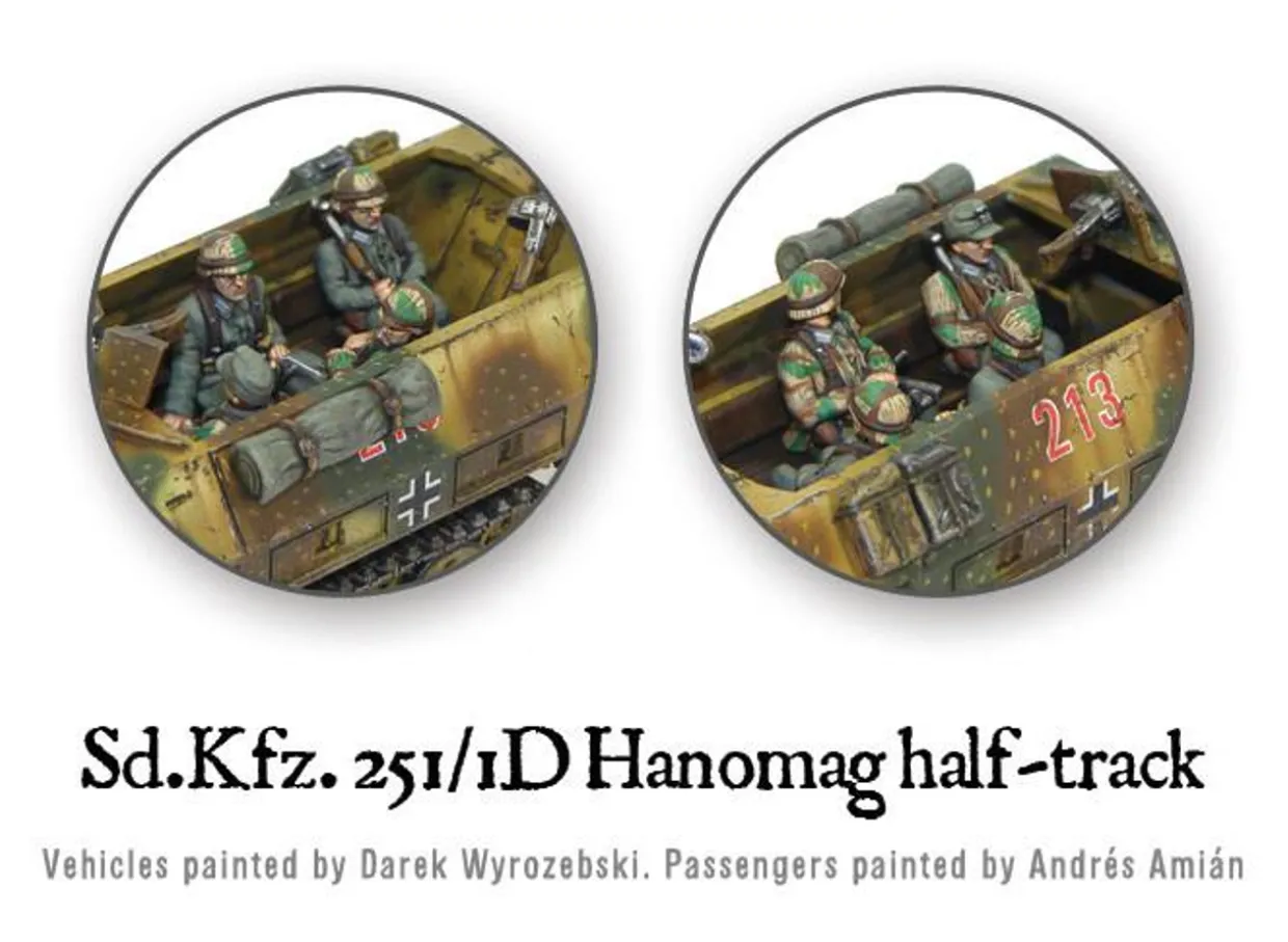 Warlord Games 28mm Bolt Action - German Forces - Sd.Kfz.251/1 Ausf.D Half-Track
