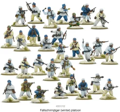 Warlord Games 28mm Bolt Action - German Forces - Fallschirmjager in Winter Uniform 1944-1945 Platoon