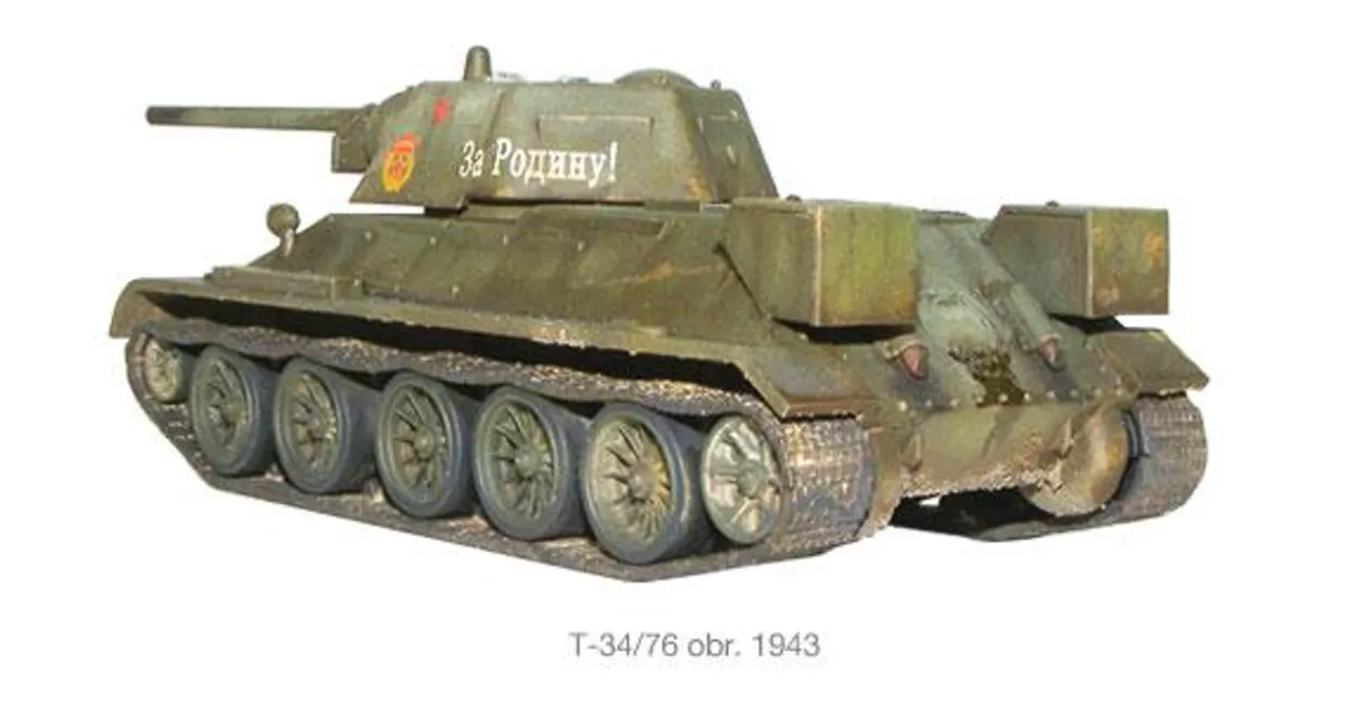 Warlord Games 28mm Bolt Action - Soviet Forces - T-34/76 Medium Tank