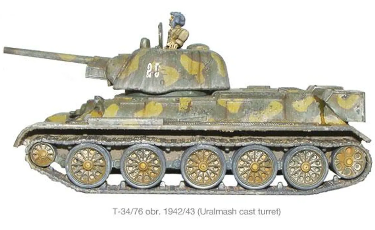 Warlord Games 28mm Bolt Action - Soviet Forces - T-34/76 Medium Tank