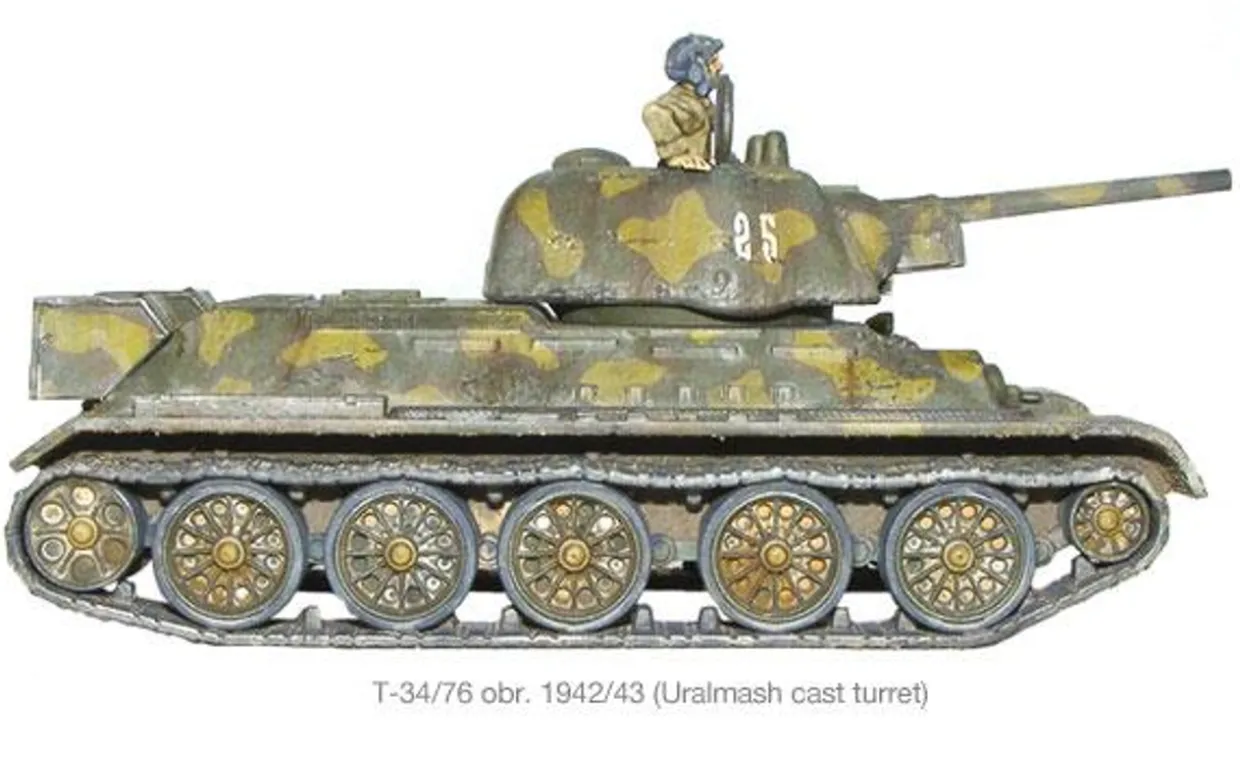 Warlord Games 28mm Bolt Action - Soviet Forces - T-34/76 Medium Tank
