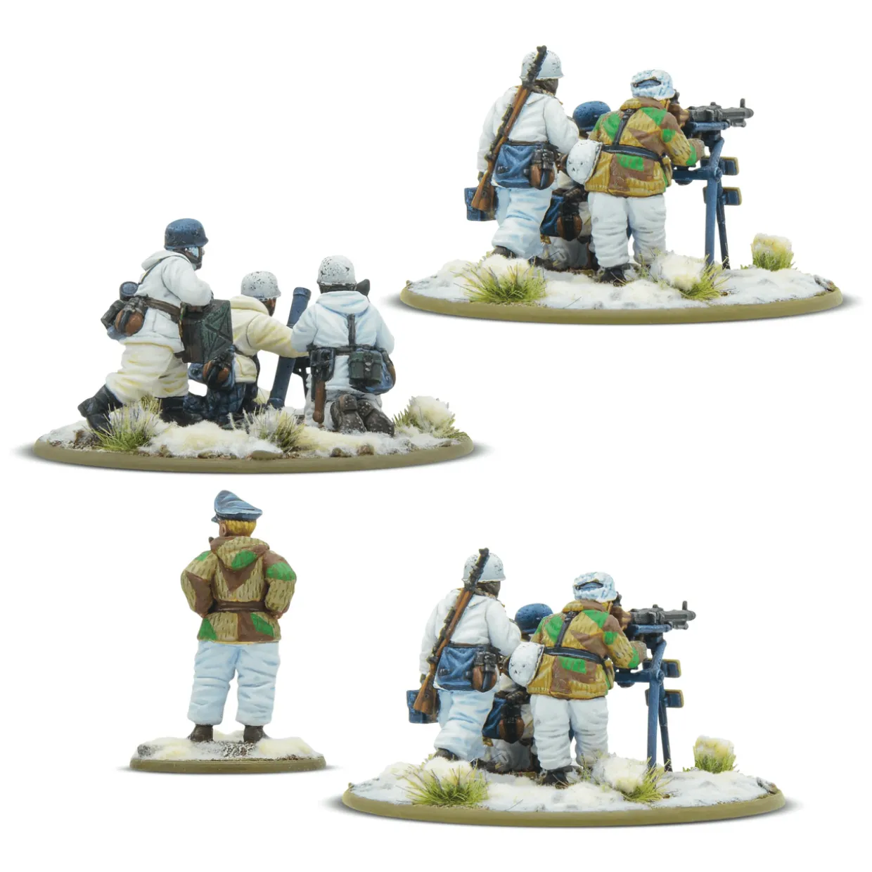 Warlord Games 28mm Bolt Action - German Forces - Fallschirmjager in Winter Uniform 1942-1945 - Heavy Weapons Platoon