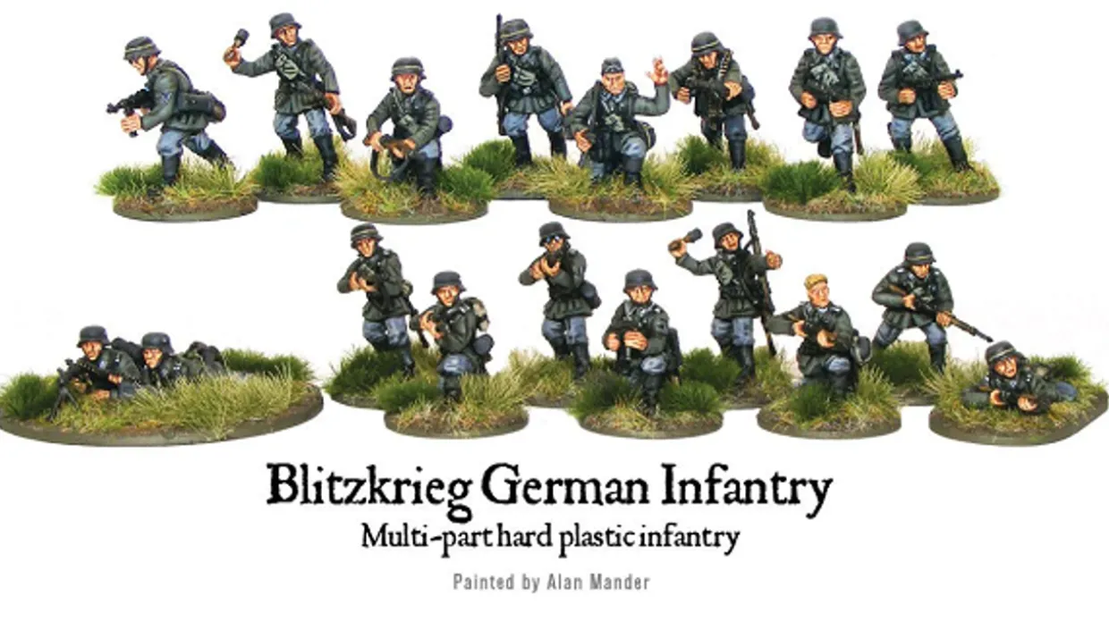 Warlord Games 28mm Bolt Action - German Forces - German Infantry Blitzkrieg