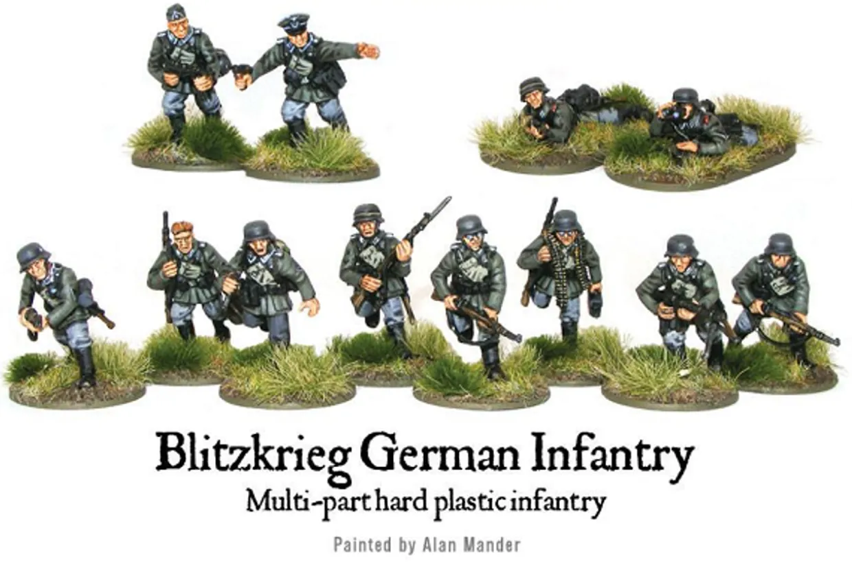 Warlord Games 28mm Bolt Action - German Forces - German Infantry Blitzkrieg