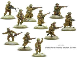Warlord Games 28mm Bolt Action - British Forces - British Infantry Section in Winter Uniform 1944-1945
