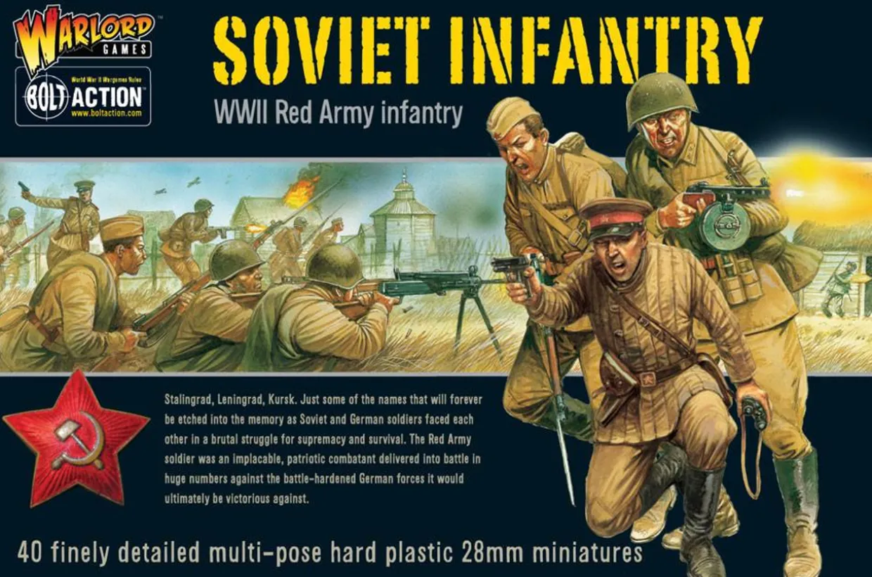 Warlord Games 28mm Bolt Action - Soviet Forces - Red Army Infantry