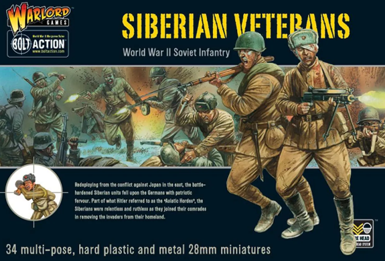 Warlord Games 28mm Bolt Action - Soviet Forces - Siberian Veterans