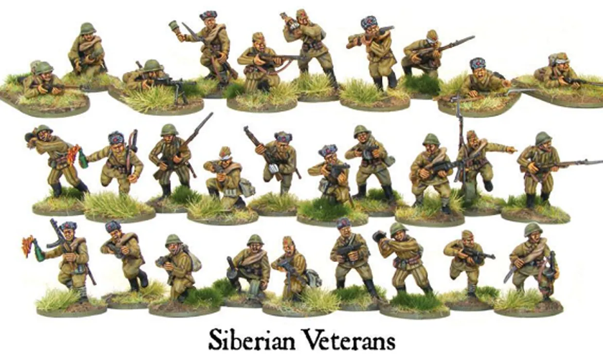 Warlord Games 28mm Bolt Action - Soviet Forces - Siberian Veterans