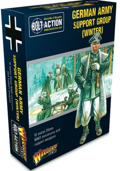 Warlord Games 28mm Bolt Action - German Forces - German Army Support Group in Winter Uniform