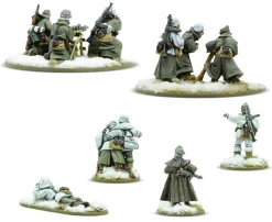 Warlord Games 28mm Bolt Action - German Forces - German Army Support Group in Winter Uniform