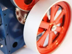 Wilesco D405 Live Steam Traction Engine Blue and Red