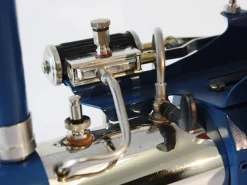 Wilesco D405 Live Steam Traction Engine Blue and Red