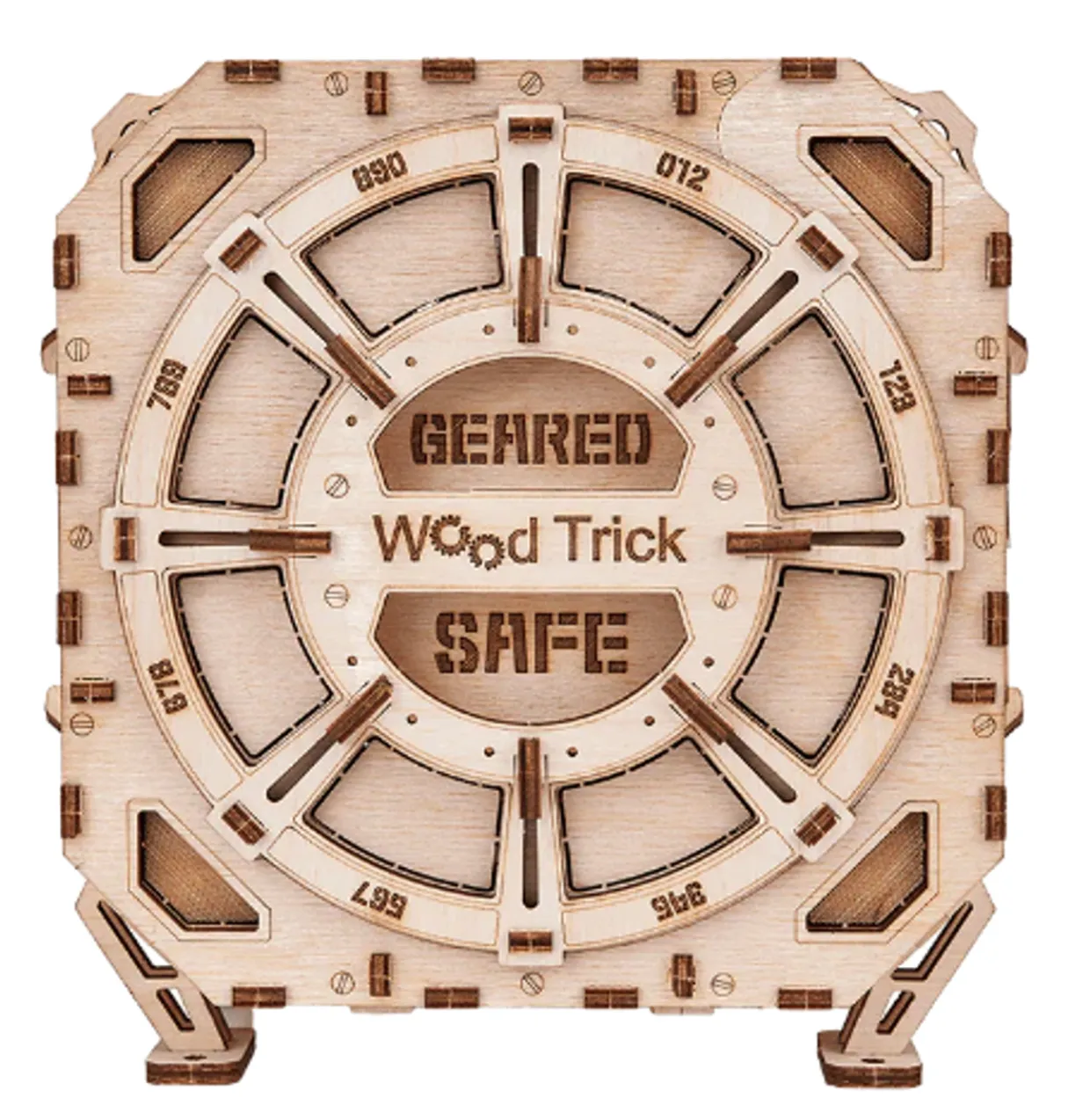 Wood Trick Geared Safe 3D Wooden Model Kit