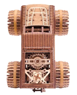 Wood Trick Monster Truck 3D Wooden Model Kit