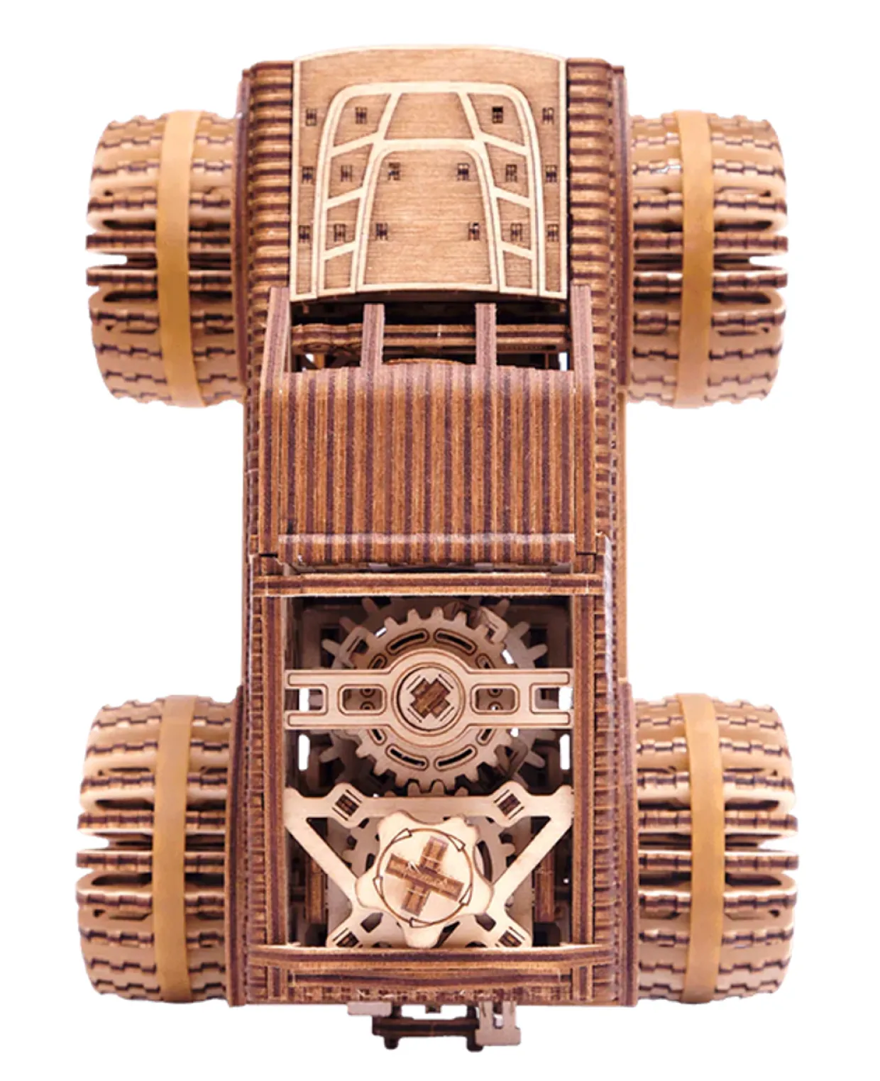 Wood Trick Monster Truck 3D Wooden Model Kit