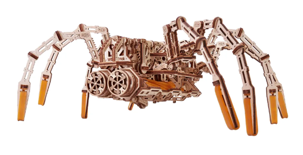 Wood Trick Space Spider 3D Wooden Model Kit