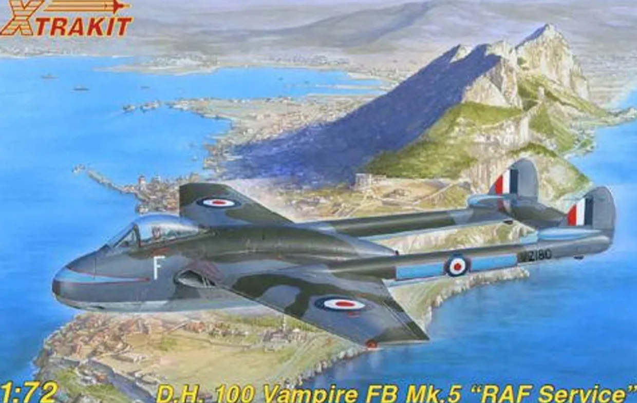 Xtrakit 1/72 deHavilland Vampire FB.5 Model Kit