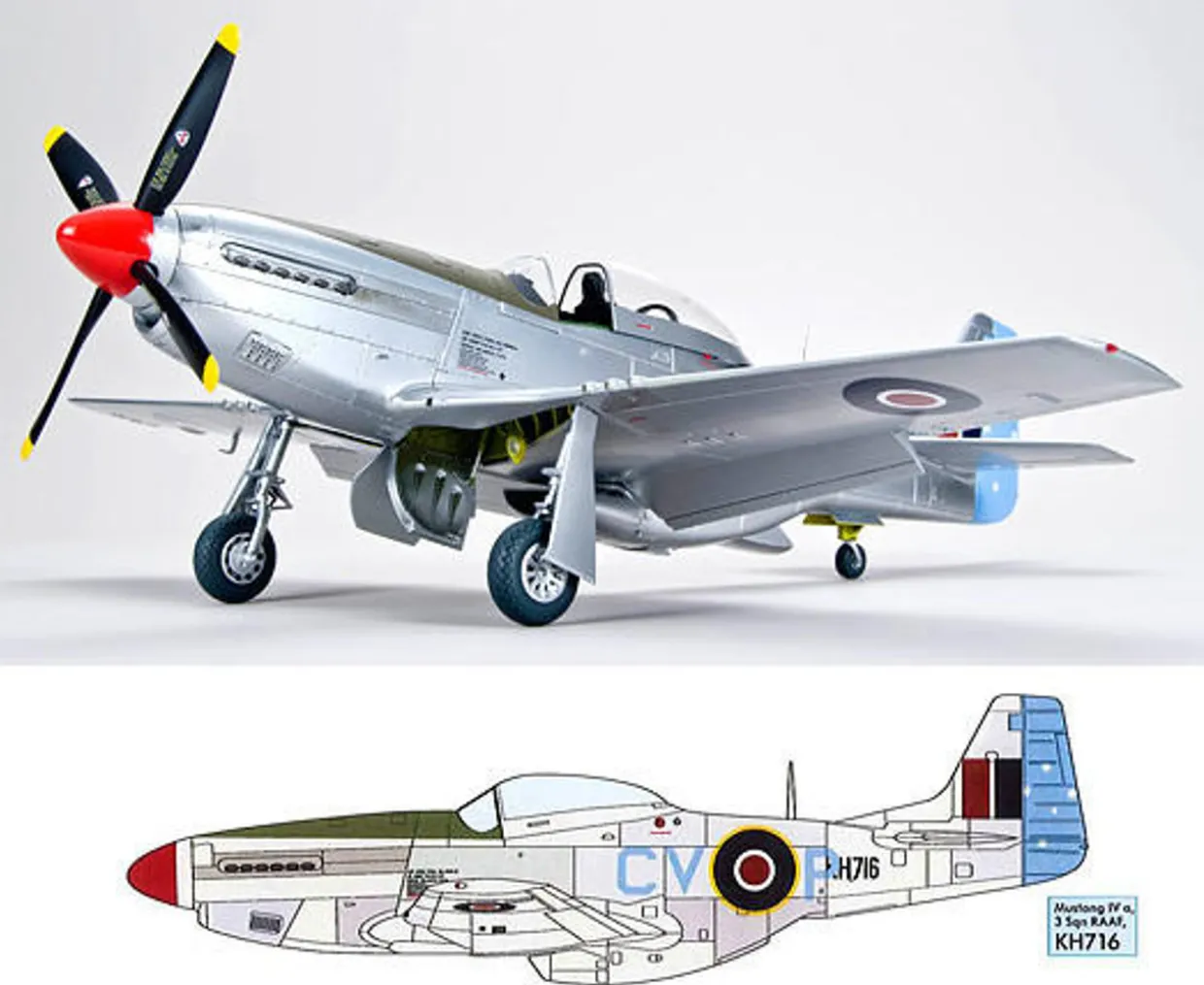 Zoukei Mura 1/32 North American P-51D/K Mustang IV RAF Model Kit
