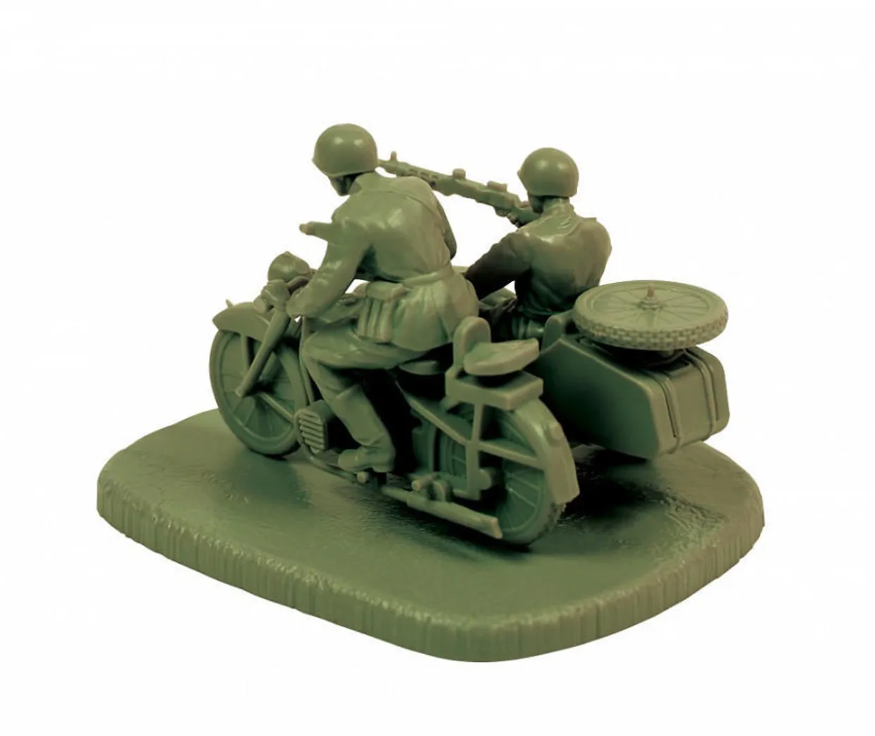 Zvezda 1/72 Soviet M-72 Motorcycle with Sidecar and Crew