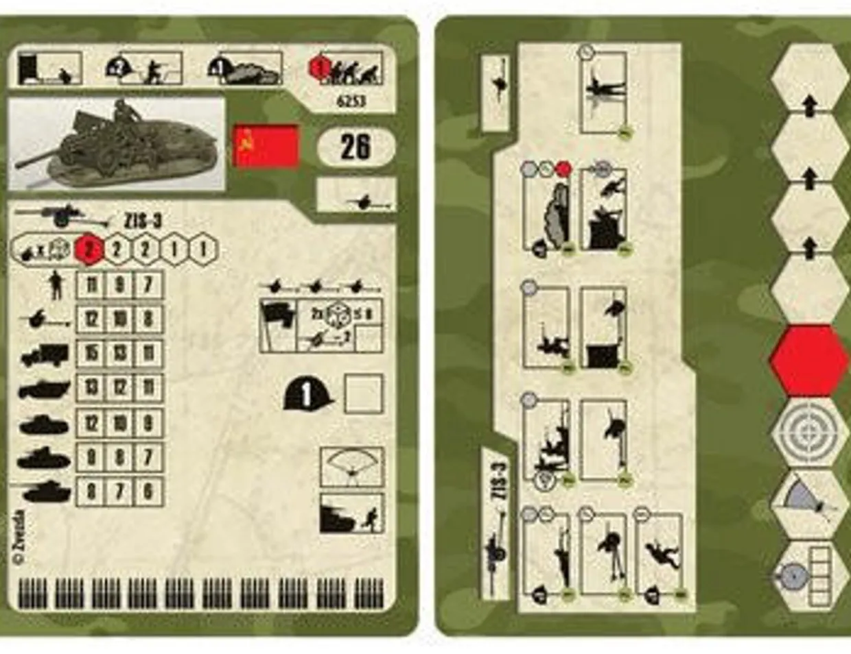 Zvezda 1/72 WWII ZiS-3 76mm Anti-Tank